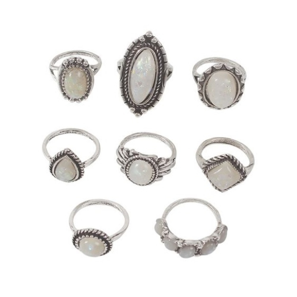8pc Ring Set - Picture 3 of 5